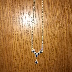 Elegant Sapphire necklace